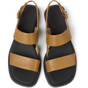 Camper Dana K201486-002 Καφέ Γυναικεία Πέδιλα