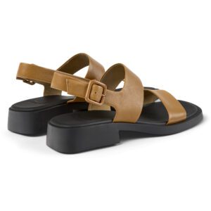 Camper Dana K201486-002 Καφέ Γυναικεία Πέδιλα