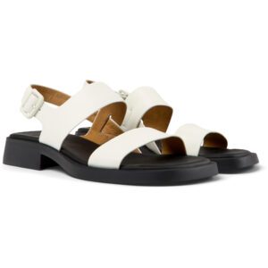 Camper Dana K201486-003 Λευκά Γυναικεία Πέδιλα