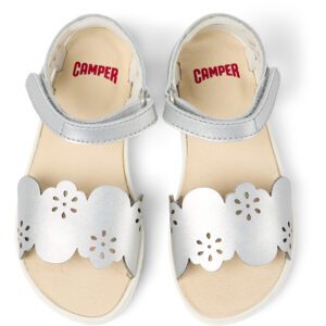 Camper Miko K800477-001 Silver Sandals for Kids