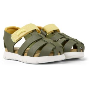 Camper Oruga K800489-008 Green Sandals for Kids