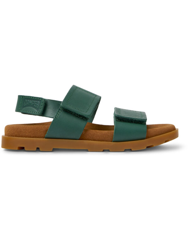 Camper Brutus K800490-009 Green Sandals for Kids