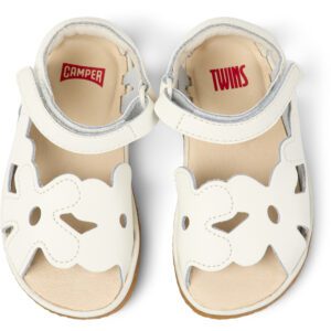 Camper Miko Twins K800525-001 White Sandals for Kids