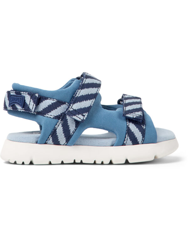 Camper Oruga K800527-001 Blue Sandals for Kids
