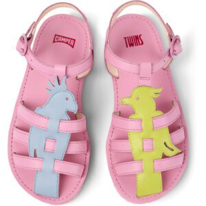 Camper Miko Twins K800534-002 Ροζ Παιδικά Πέδιλα