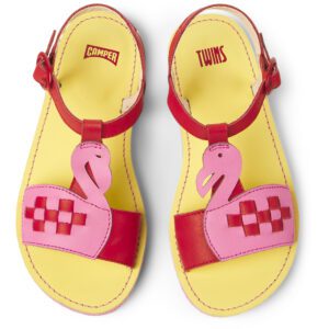 Camper Miko Twins K800535-001 Κόκκινα Παιδικά Πέδιλα