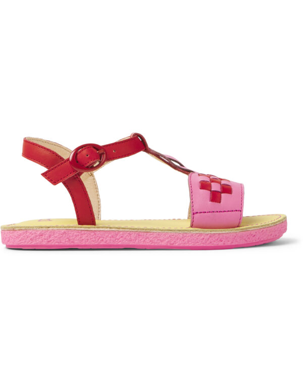 Camper Miko Twins K800535-001 Red Sandals for Kids