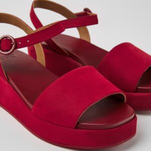 Camper Misia K200564-037 Burgundy Sandals for Women