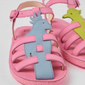 Camper Miko Twins K800534-002 Ροζ Παιδικά Πέδιλα