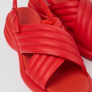 Camper Spiro K201494-002 Κόκκινα Γυναικεία Πέδιλα