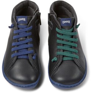Camper Twins 90019-105 Black Ankle Boots for Kids