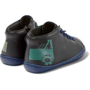 Camper Twins 90019-105 Black Ankle Boots for Kids