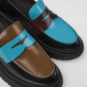 Camper Twins K201116-018 Πολύχρωμα Γυναικεία Μοκασίνια