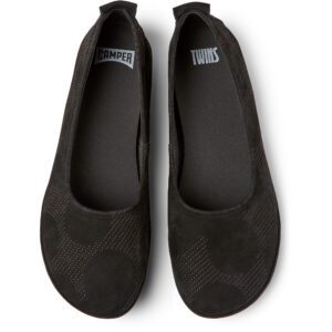 Camper Twins K201513-006 Μαύρες Γυναικείες Μπαλαρίνες