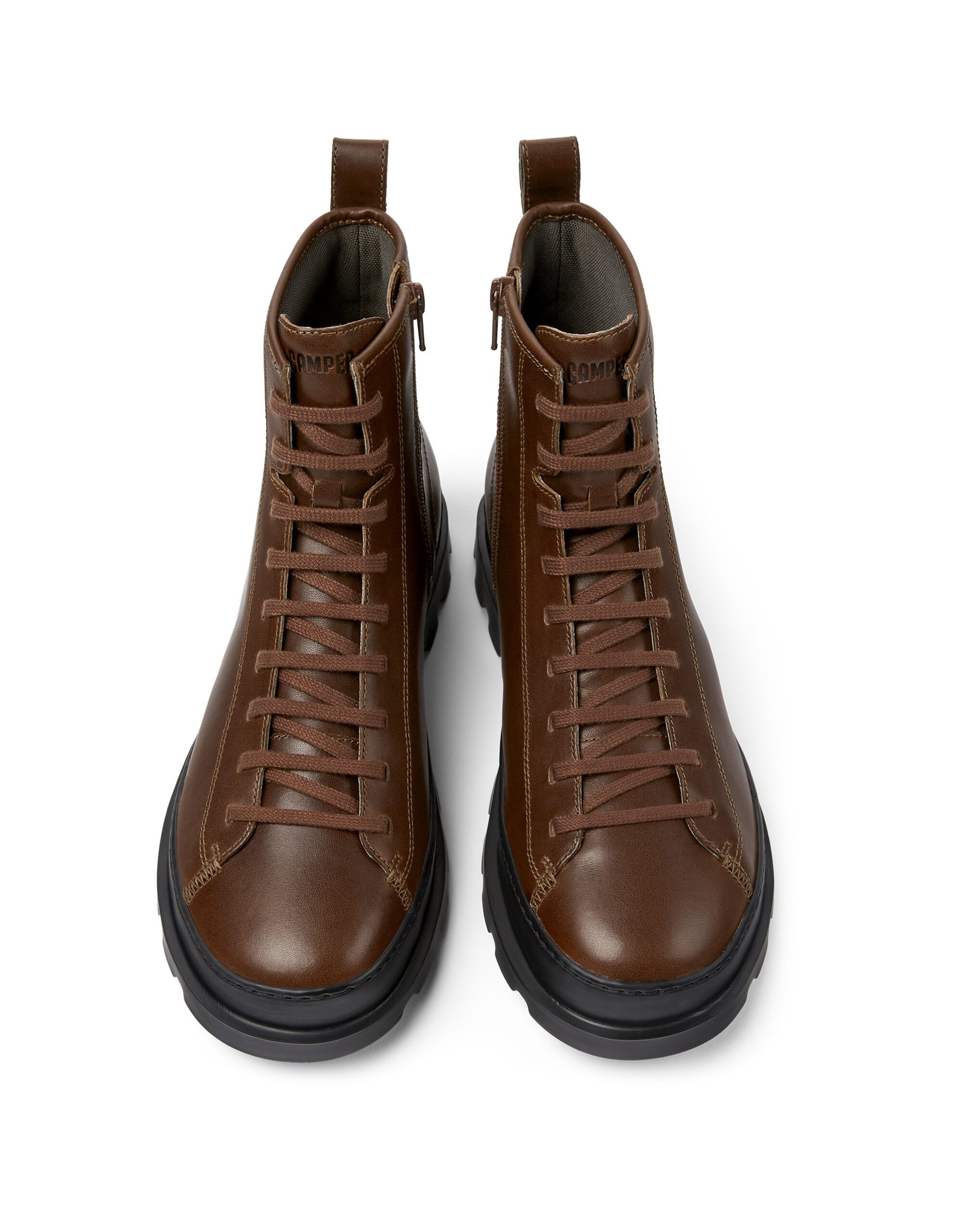 Camper Brutus K300245-026 Brown Ankle Boots for Men