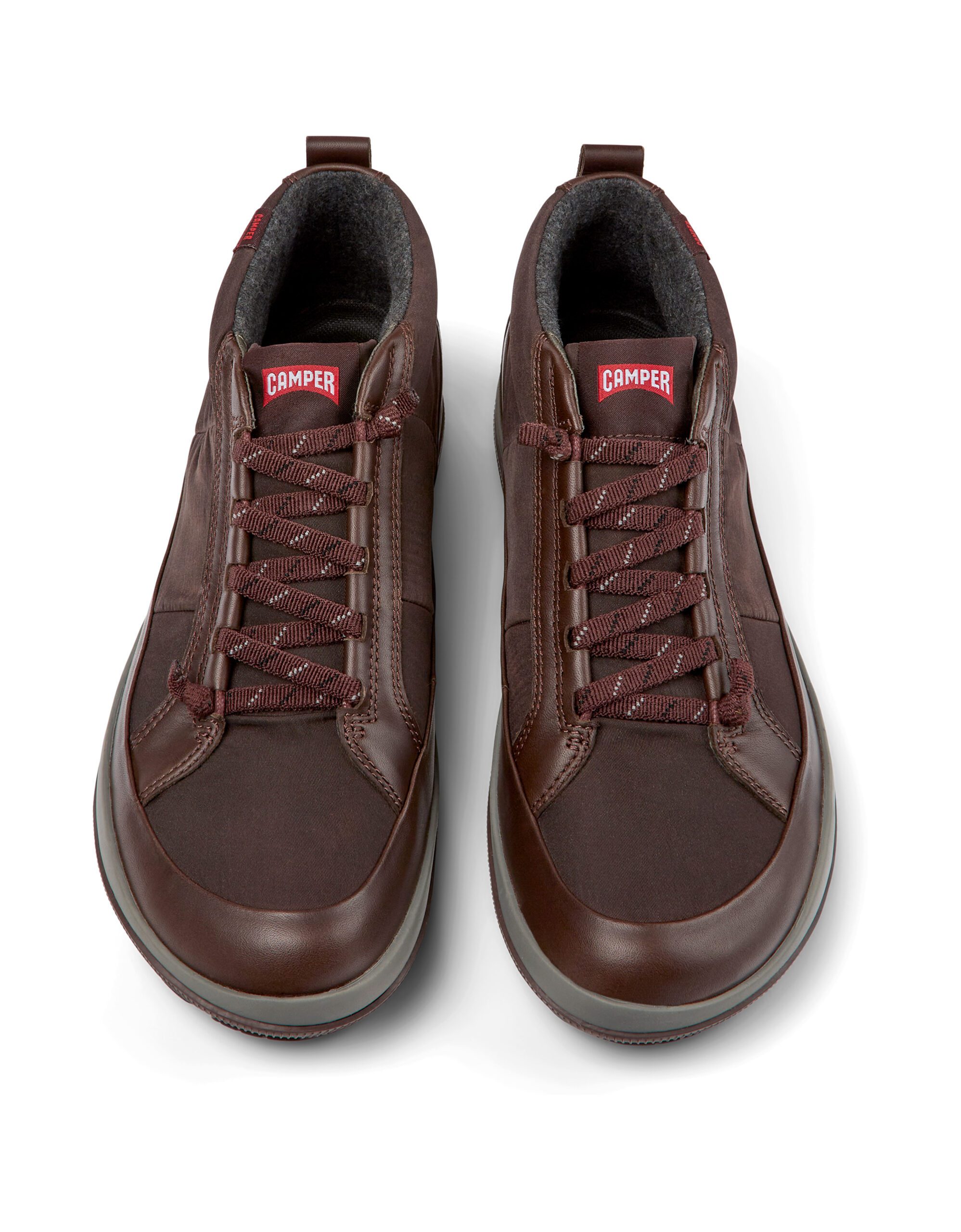 Camper Peu Pista K300417-007 Καφέ Ανδρικά Μποτάκια