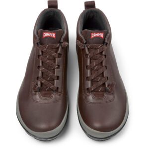 Camper Peu Pista K400481-018 Burgundy Ankle Boots for Women