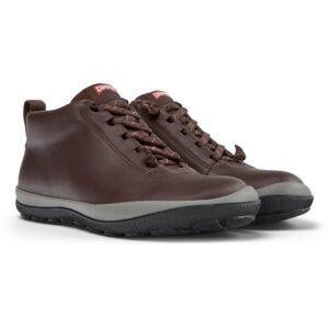 Camper Peu Pista K400481-018 Burgundy Ankle Boots for Women