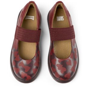 Camper Twins K800550-001 Μπορντό Παιδικές Μπαλαρίνες