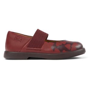 Camper Twins K800550-001 Burgundy Ballerinas for Kids