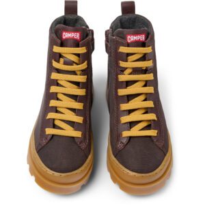 Camper Brutus K900318-004 Brown Ankle Boots for Kids