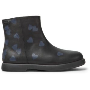 Camper Twins K900329-003 Black Ankle Boots for Kids