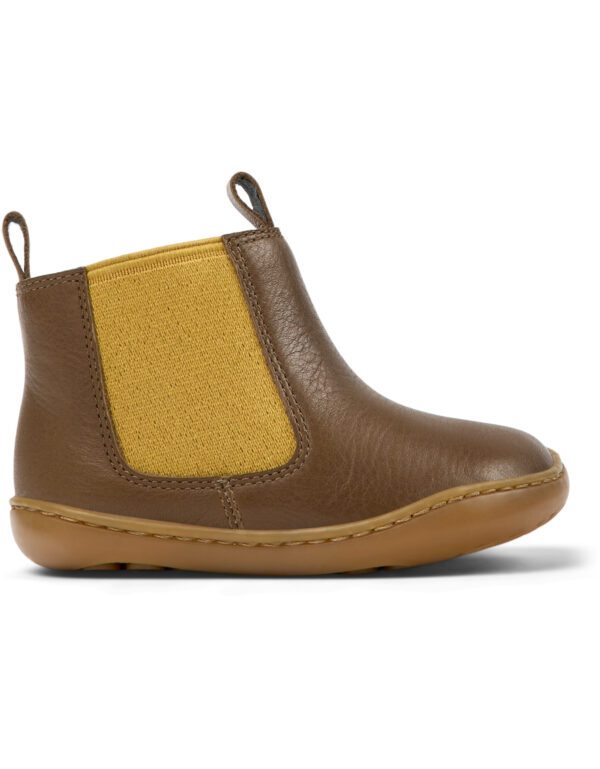 Camper Peu Cami K900348-003 Brown Ankle Boots for Kids