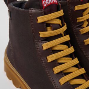Camper Brutus K900318-004 Brown Ankle Boots for Kids