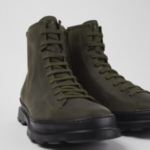 Camper Brutus K300245-027 Green Ankle Boots for Men
