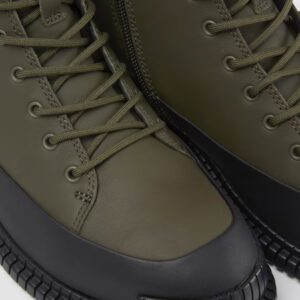 Camper Pix K400388-006 Green Ankle Boots for Women