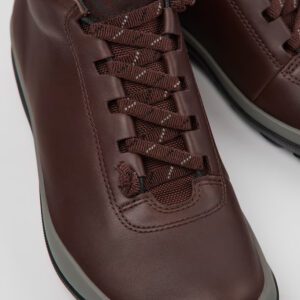 Camper Peu Pista K400481-018 Burgundy Ankle Boots for Women