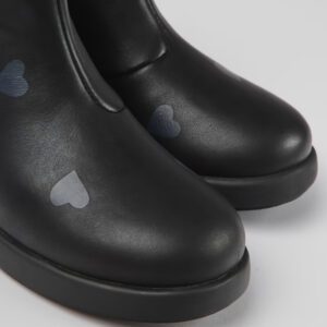 Camper Twins K900329-003 Black Ankle Boots for Kids