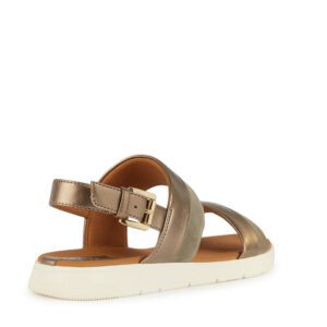Geox Dandra D35NNA 0AJ22 C5MF3 Μπρονζέ Γυναικεία Πέδιλα