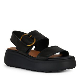 Geoc Spherica D45D4B 00043 C9999 Μαύρα Γυναικεία Πέδιλα