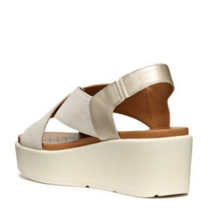 Geox Xand D45M1B 022NF C5V2L Beige Platforms for Women