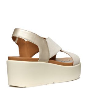 Geox Xand D45M1B 022NF C5V2L Beige Platforms for Women