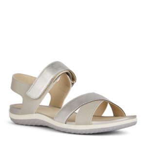 Geox Vega D45R6B 0EKBN C0742 Grey Sandals for Women