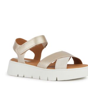 Geox Dandra 40 D45SCC 0AJ22 C2L5V Gold Sandals for Women