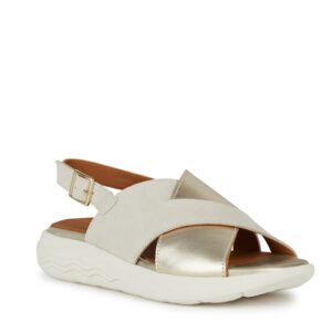 Geox Spherica EC5 D45SVC 022CF C5V2L Beige Sandals for Women