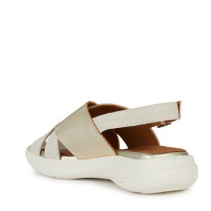 Geox Spherica EC5 D45SVC 022CF C5V2L Beige Sandals for Women