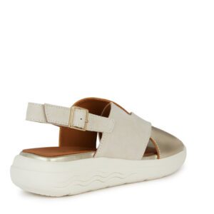 Geox Spherica EC5 D45SVC 022CF C5V2L Beige Sandals for Women