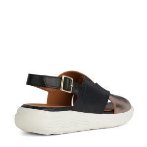 Geox Spherica D45SVC 022CF C0067 Black Sandals for Women