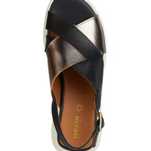 Geox Spherica D45SVC 022CF C0067 Black Sandals for Women