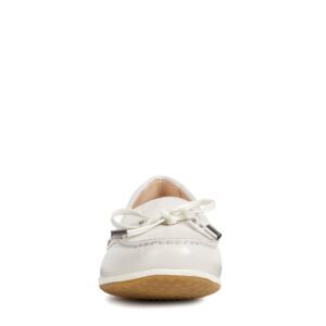 Geox Vega D92DNB 043BC C1002 White Loafer for Women