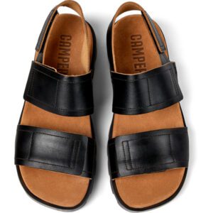 Camper Brutus K100777-007 Black Sandals for Men