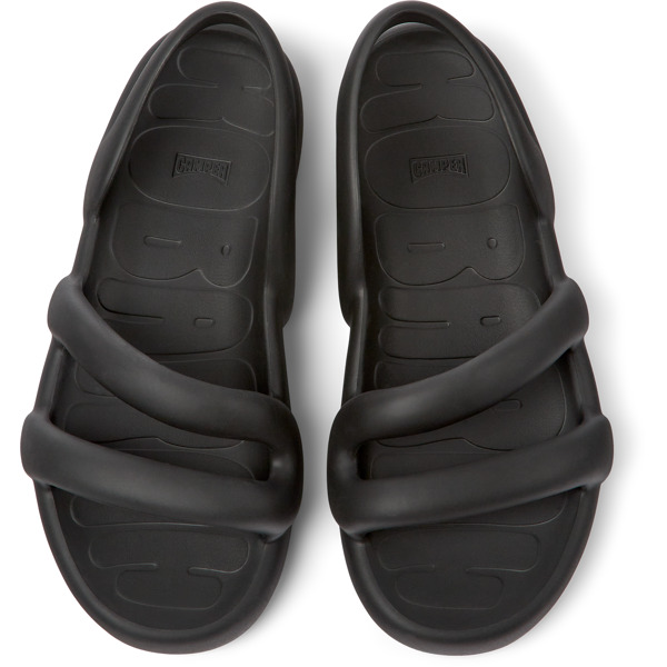 サンダル CAMPER Men Sandals Black K100957-001 KOBARAH FLAT 0 Kobarah Black Sandals for Men - Spring/Summer collection