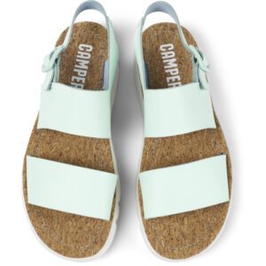 Camper Oruga K201038-017 Green Sandals for Women