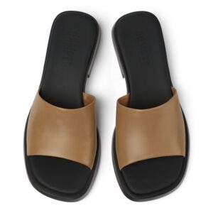 Camper Dana K201485-010 Καφέ Γυναικεία Πέδιλα