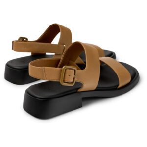 Camper Dana K201486-006 Καφέ Γυναικεία Πέδιλα