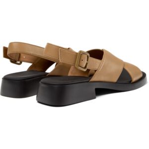 Camper Dana K201600-001 Καφέ Γυναικεία Πέδιλα